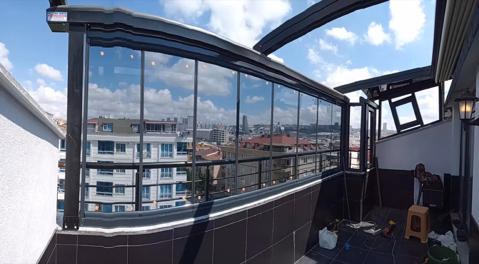 Eyüpsultan cam balkon — Eyüpsultan, EF Yapı Dekor referans işi 12